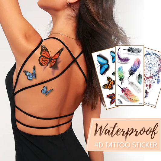 4D Waterproof Tattoo Sticker